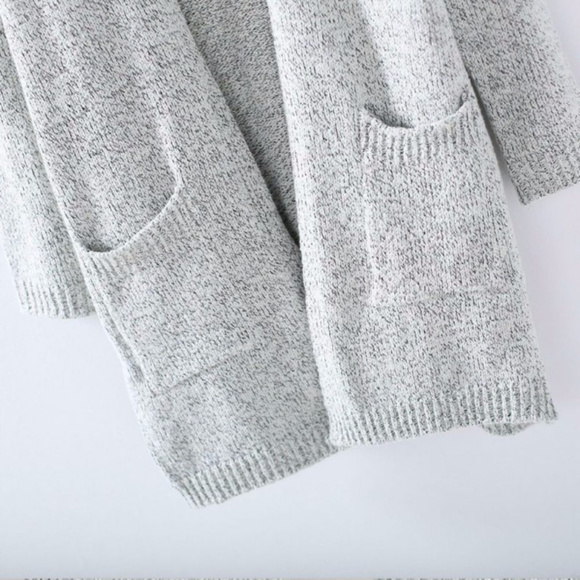 BEST SELLER  - Cozy Long Knit Cardigan w/ Pockets - Picture 5 of 8